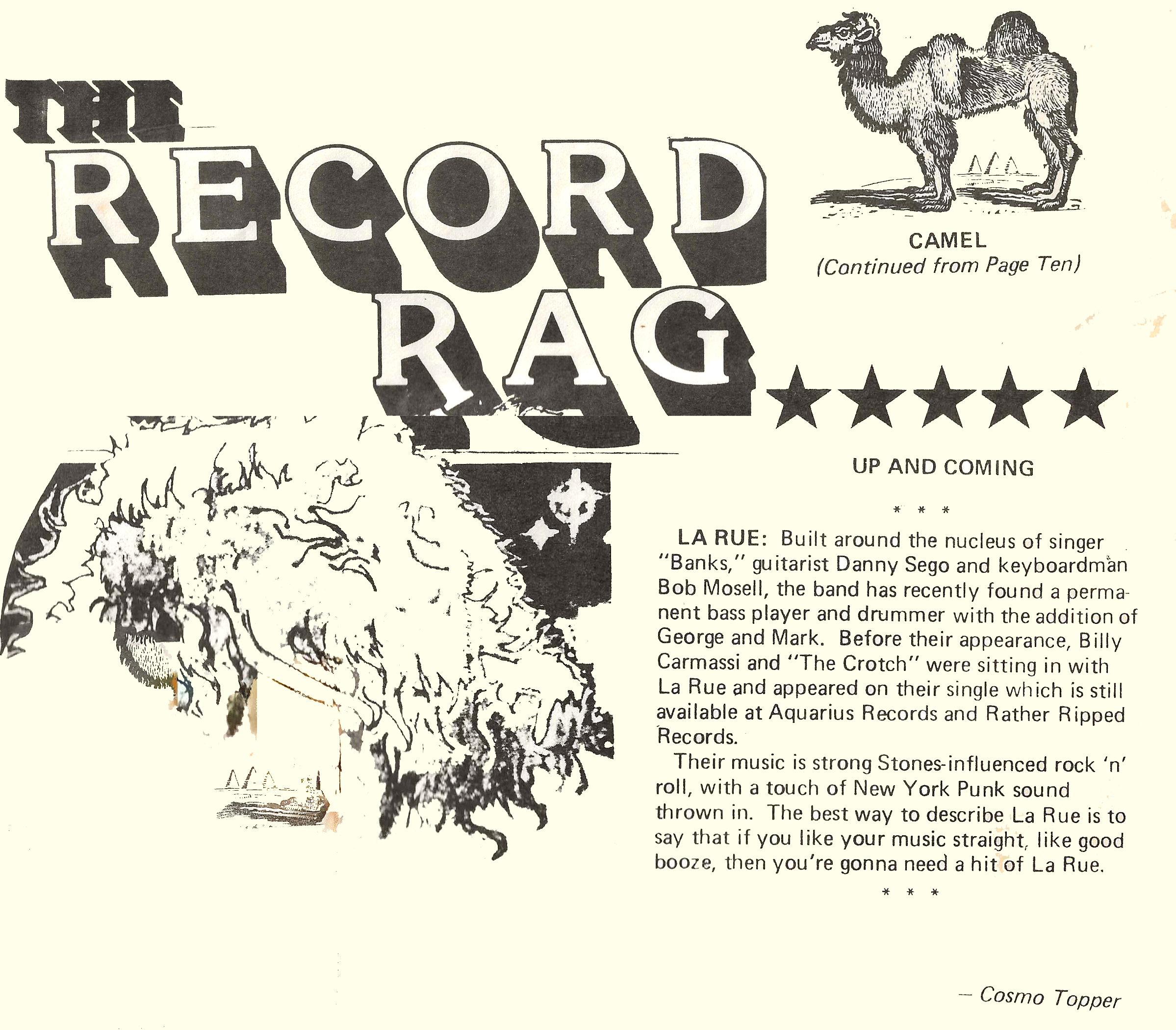 record rag review by Cosmo Topper